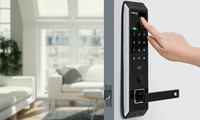 Melhores fechaduras digitais para comprar para sua casa Fechadura digital fr 330 intelbras