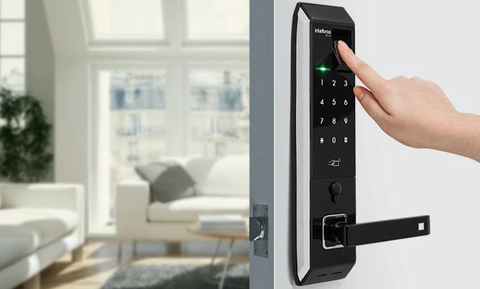 Melhores fechaduras digitais para comprar para sua casa Fechadura digital fr 330 intelbras