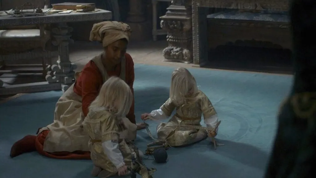 Veja a árvore genealógica da família targaryen Jaehaerys, jaehaera e maelor representam a linhagem sucessória dos "verdes" como filhos de aegon ii e helaena