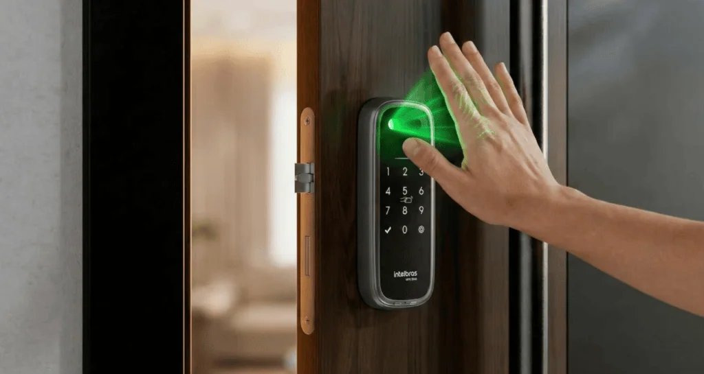 המנעולים הדיגיטליים הטובים ביותר לקנייה לבית שלכם. מנעול דיגיטלי Intelbras MFR 2040