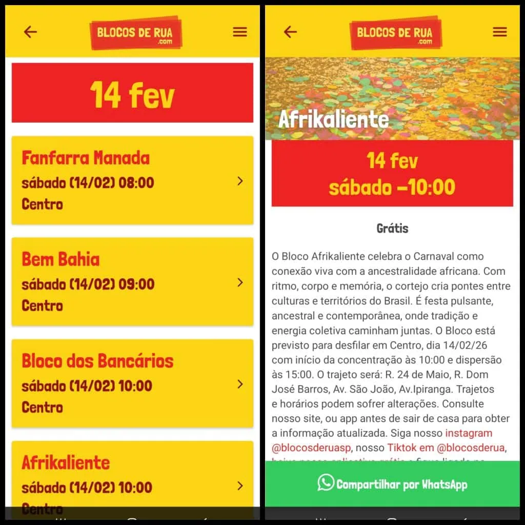 Carnaval 2026: confira a agenda de blocos de rua, desfiles e trios elétricos pelo brasil Blocos de rua - carnaval afrikaliente e eventos culturais.