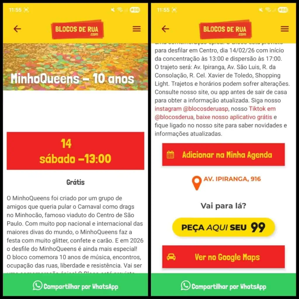 Carnaval 2026: confira a agenda de blocos de rua, desfiles e trios elétricos pelo brasil Carnaval 2026: confira a agenda de blocos de rua, desfiles e trios elétricos pelo brasil. Veja programações de principais blocos no brasil e aplicativos para não perder nenhum momento da folia