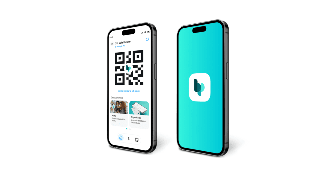 Vai viajar para o brasil? Confira apps essenciais para usar no país Dois smartphones exibindo aplicativos de pagamento e qr code no brasil.