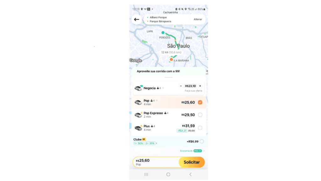 Vai viajar para o brasil? Confira apps essenciais para usar no país Aplicativo da 99