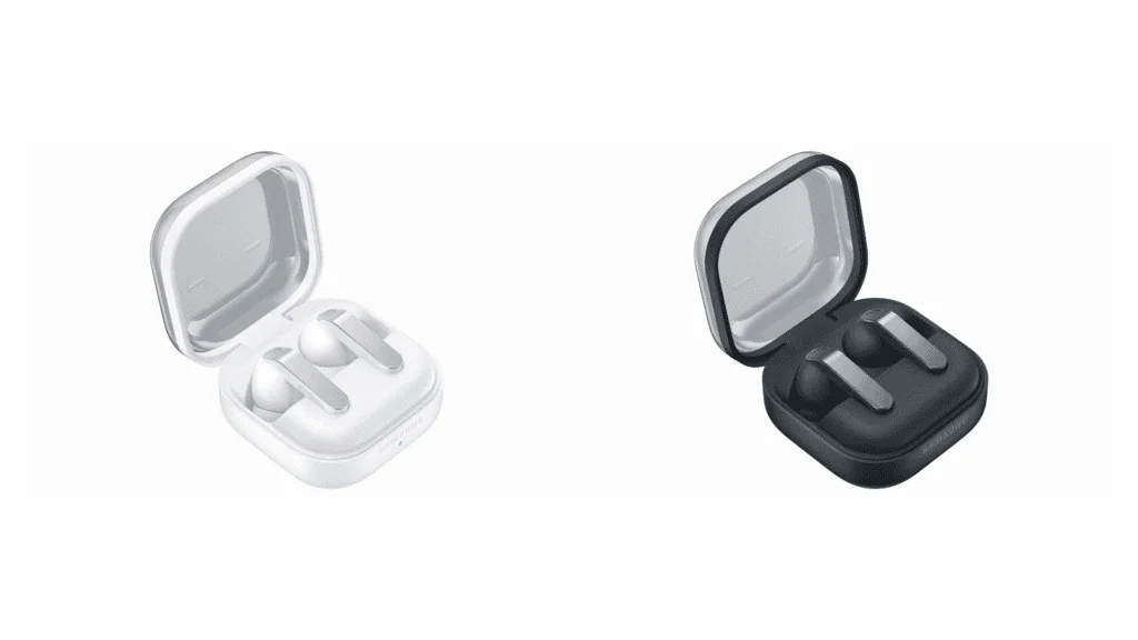 Galaxy buds4 e buds4 pro chegam com novo design e áudio aprimorado Estojo dos novos fones de ouvido galaxy buds4 e galaxy buds4 pro