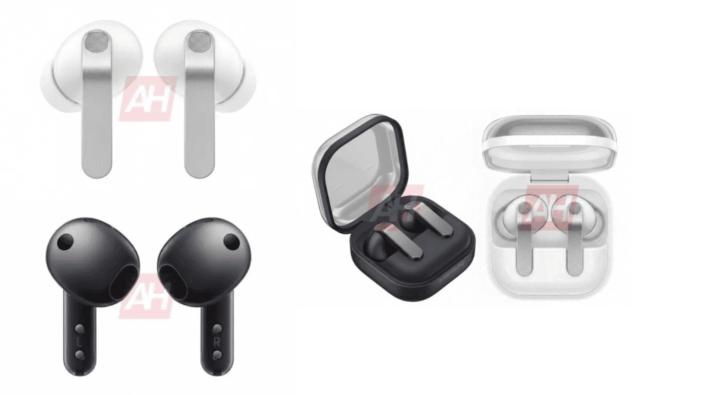Samsung confirma data de lançamento do galaxy s26, s26+ e s26 ultra Fones de ouvido sem fio galaxy buds pro com estojo de carregamento aberto.