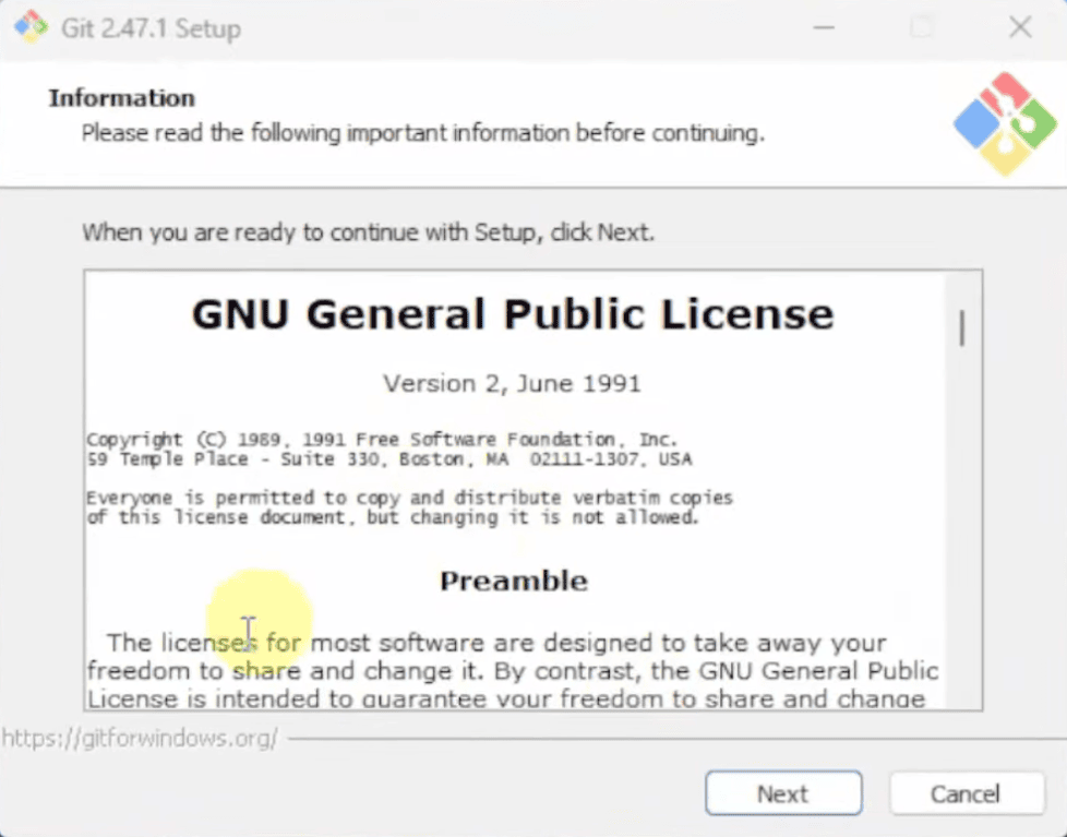 អេក្រង់អាជ្ញាប័ណ្ណ GNU ទាក់ទងនឹង OpenClaw និងភ្នាក់ងារ AI ស្វ័យប្រវត្តិ។