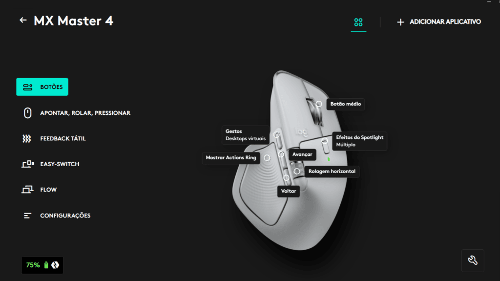 Review: mouse mx master 4 é perfeito para produtividade Software logi options+ para o mx master 4