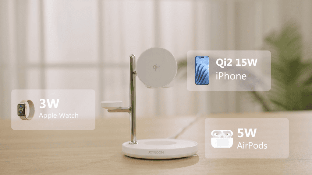 O que é qi2. 2 (qi 2 25w), nova tecnologia de carregamento sem fio para smartphones Joyroom 4-in-1