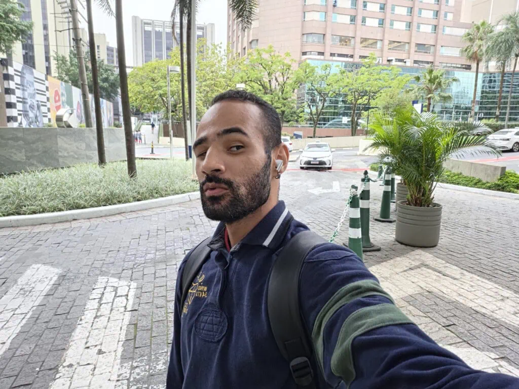 Review: galaxy s26 ultra inova com tela de privacidade e mantém ótimas câmeras Foto tirada pela câmera frontal do galaxy s26 ultra