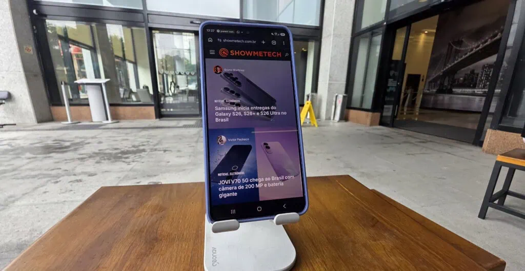 Review: galaxy s26 ultra inova com tela de privacidade e mantém ótimas câmeras Galay s26 ultra roxo