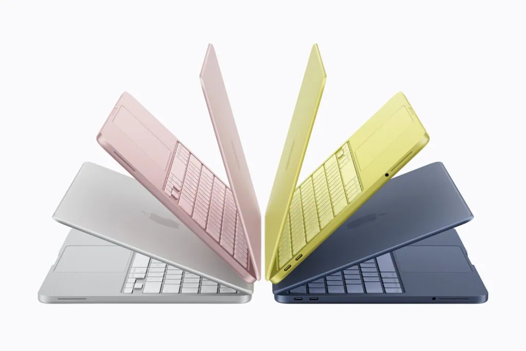 Apple lança macbook neo: notebook acessível com chip a18 pro e design colorido Cores do apple macbook neo