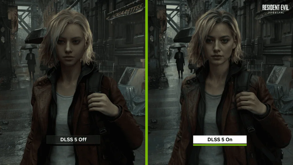 Nvidia lança dlss 5 para dar aos games “qualidade de cinema” Vídeo de anúncio, com o comparativo entre um jogo sem e com o dlss 5. (foto: reprodução)