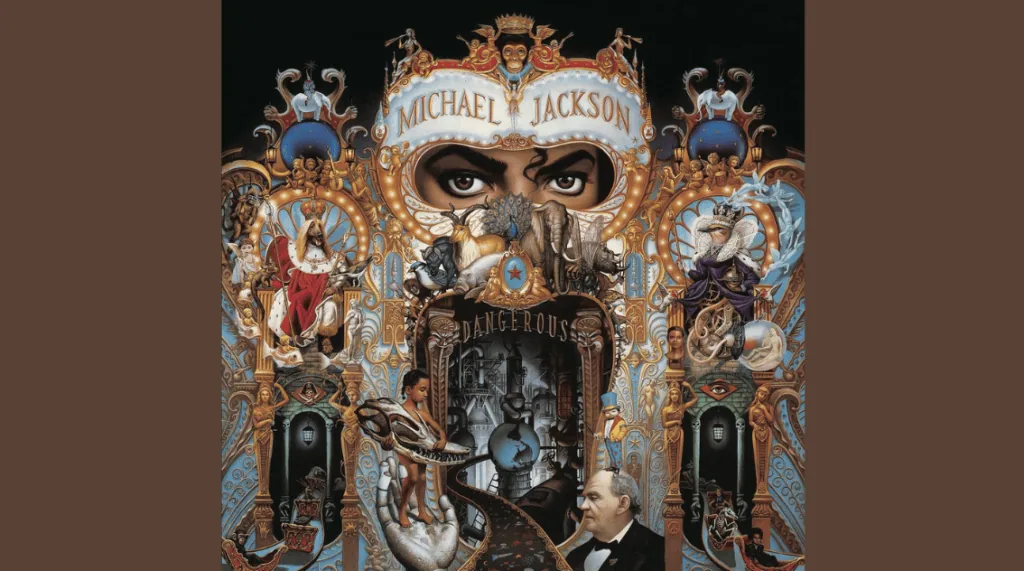 Cinebiografia de michael jackson estreia em abril. Relembre a polêmica carreira do rei do pop Capa do álbum dangerous / reprodução: internet