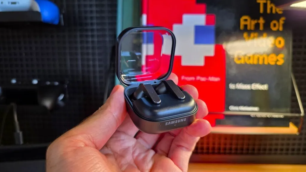 Review: galaxy buds4 pro, melhor que airpods Estojo de transporte do galaxy buds4 pro