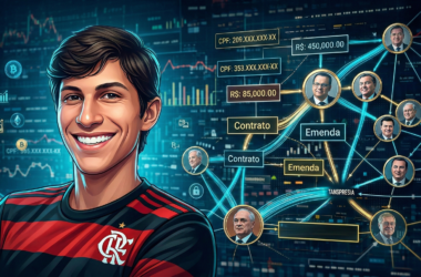 Brasileiro de 20 anos cria ia que detecta corrupção. Entenda. Ferramenta cruza dados públicos com informações de políticos e servidores públicos, identificando desvios, funcionários fantasmas e empresas ligadas a familiares. Entenda