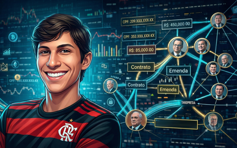 Brasileiro de 20 anos cria ia que detecta corrupção. Entenda. Ferramenta cruza dados públicos com informações de políticos e servidores públicos, identificando desvios, funcionários fantasmas e empresas ligadas a familiares. Entenda