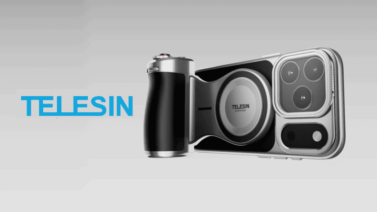 Tem iphone 17 pro/pro max? Conheça o kit de fotografia profissional telesin master grip