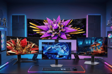 Monitores gamers qd-mini led da tcl