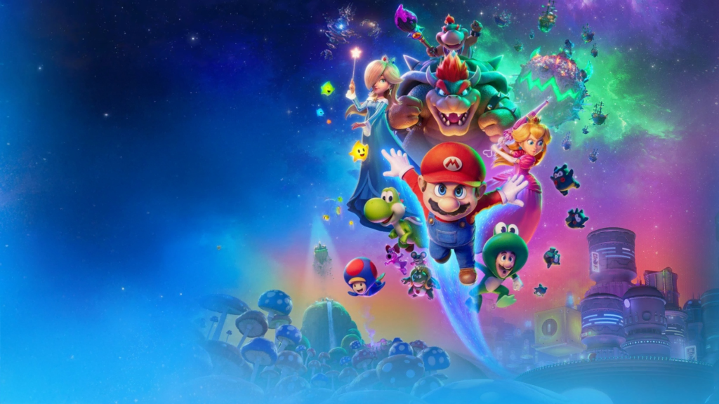Crítica: super mario galaxy: o filme supera o original e traz participações especiais Cena de super mario galaxy: o filme