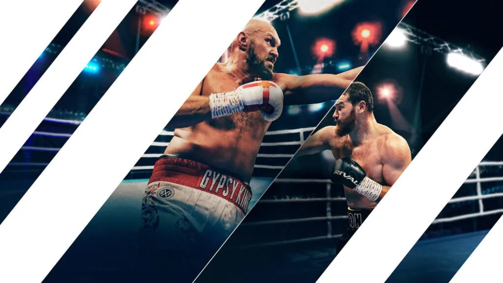 Veja os lançamentos da netflix em abril de 2026 Imagem promocional de tyson fury vs. Arslanbek makhmudov / imagem: netflix