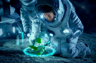 Grão-de-bico cresce em solo lunar simulado e produz sementes: avanço para a agricultura espacial