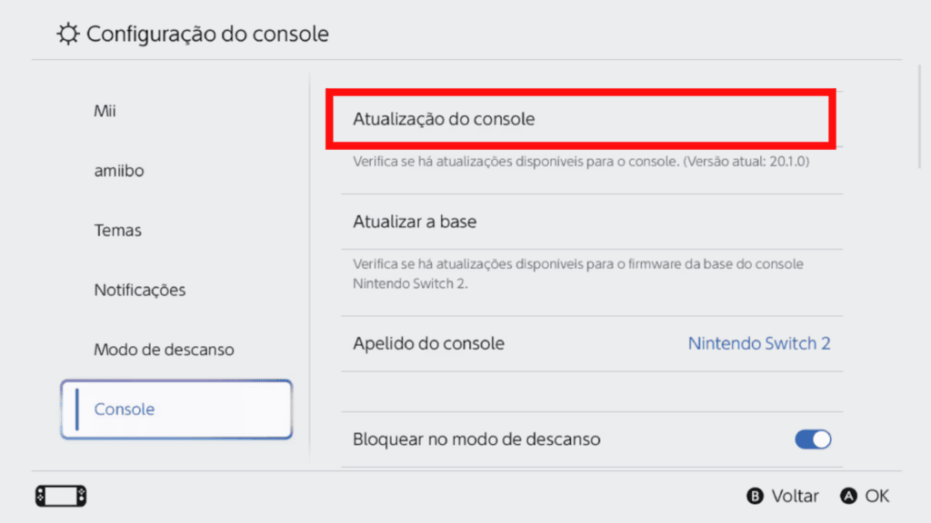 Atualização do nintendo switch 2 melhora a resolução de jogos do nintendo switch 1 Atualização do nintendo switch 2 melhora a resolução de jogos do nintendo switch 1. Disponível para baixar imediatamente, o patch permite que usuários joguem jogos do switch 1 no switch 2, em modo portátil (handheld), em full hd (1080p). Veja a diferença nos jogos mais famosos