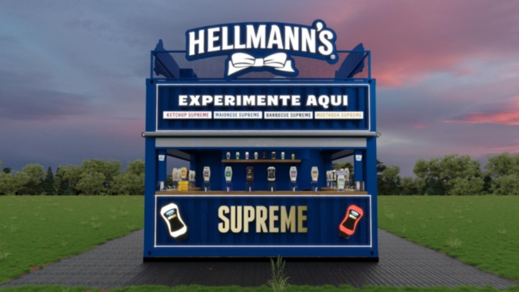 Guia de brindes do lollapalooza 2026: mini-câmeras, maquiagem e muito mais! Estande da hellmann's no lollapalooza 2026
