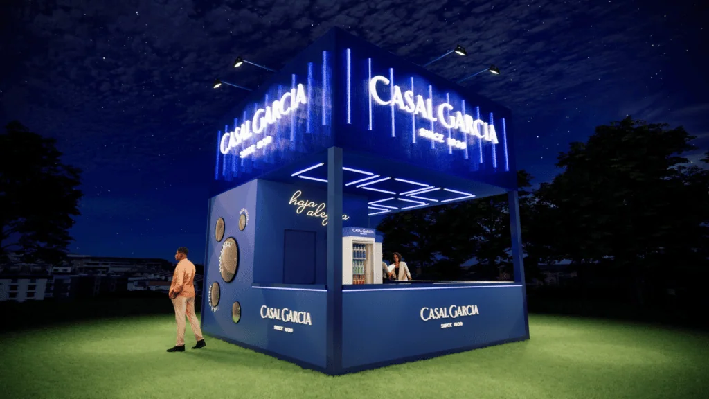 Guia de brindes do lollapalooza 2026: mini-câmeras, maquiagem e muito mais! Estande do vinho casal garcia no lollapalooza 2026