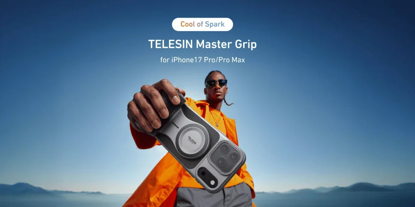 Tem iphone 17 pro/pro max? Conheça o kit de fotografia profissional telesin master grip Tem iphone 17 pro/pro max? Conheça o kit de fotografia profissional telesin master grip