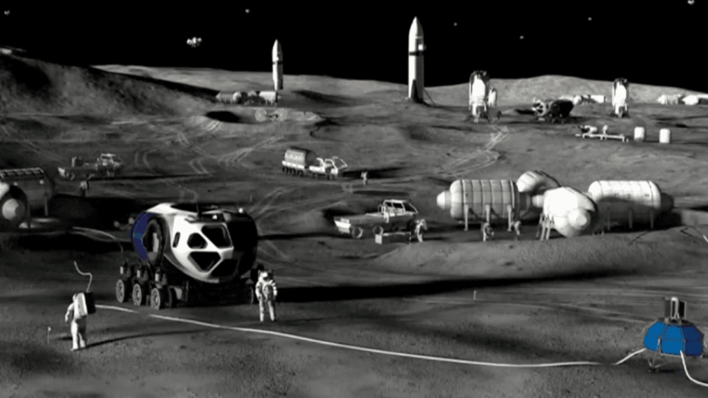 ستقوم وكالة ناسا ببناء قاعدة قمرية بتكلفة 20 مليار دولار. قاعدة قمرية