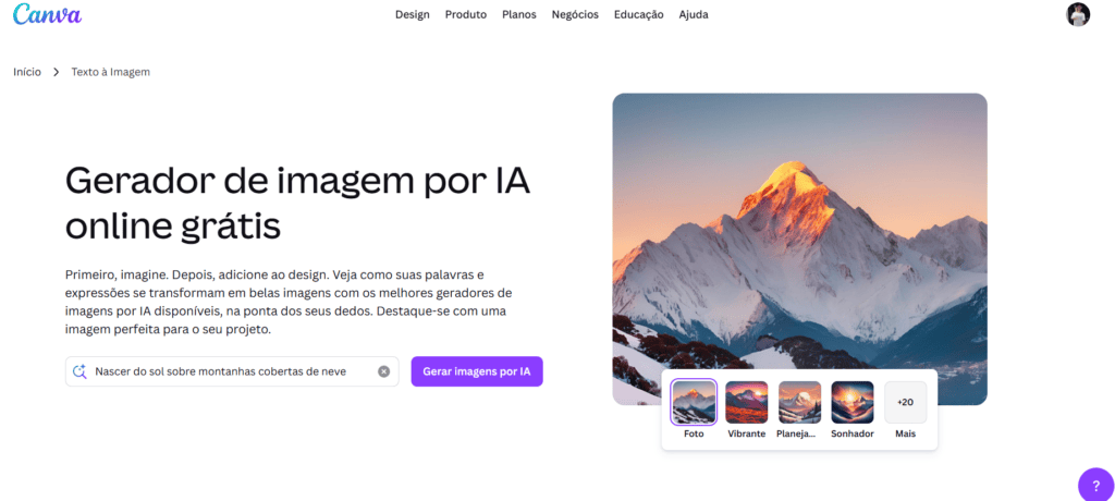 Top 6 melhores geradores de imagens com ia gratuitos Top 6 melhores geradores de imagens com ia gratuitos