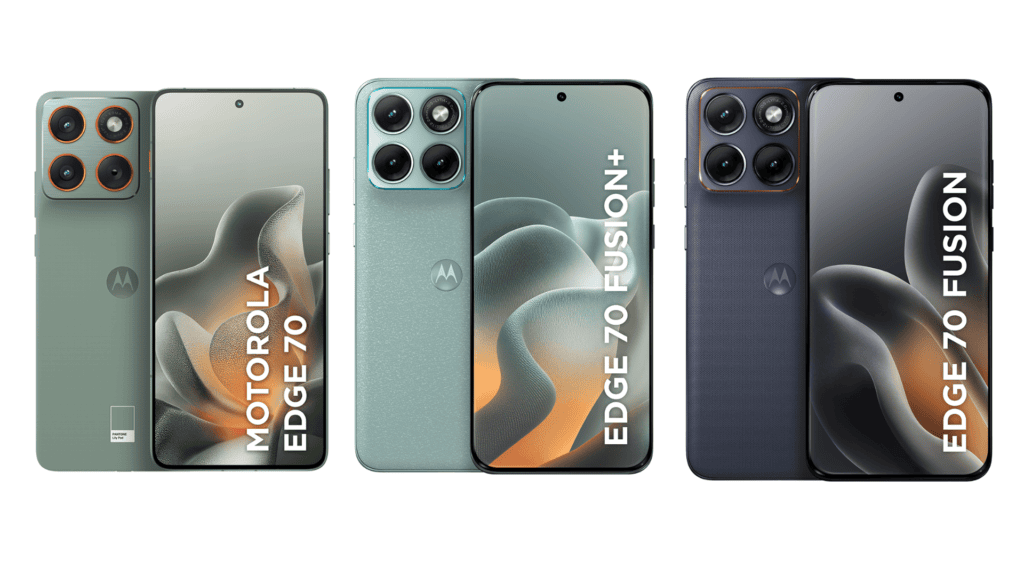 Motorola edge 70, edge 70 fusion+ e edge 70 fusion chegam ao brasil. Aparelhos possuem câmera principal de 50 mp e apostam em alta resistência mesmo sendo ultrafinos. Veja fotos, especificações e preços