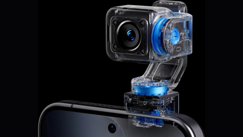 Mwc 2026: veja os destaques da feira de tecnologia! Câmera de ação à prova d'água e resistente, ideal para aventuras ao ar livre.