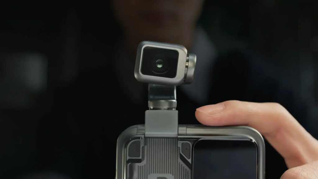 Mwc 2026: veja os destaques da feira de tecnologia! Câmera de vídeo profissional sendo operada na feira de tecnologia mwc 2026.