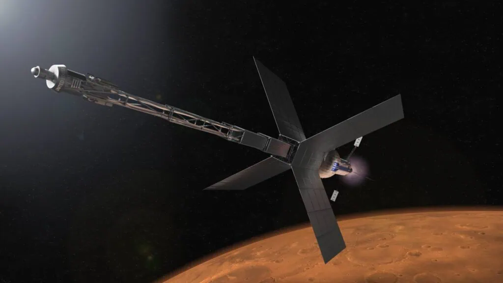 НАСА объявляет о беспрецедентной миссии на Марс с использованием космического аппарата с ядерным двигателем. НАСА совершит свою первую миссию на космическом аппарате с ядерным двигателем.