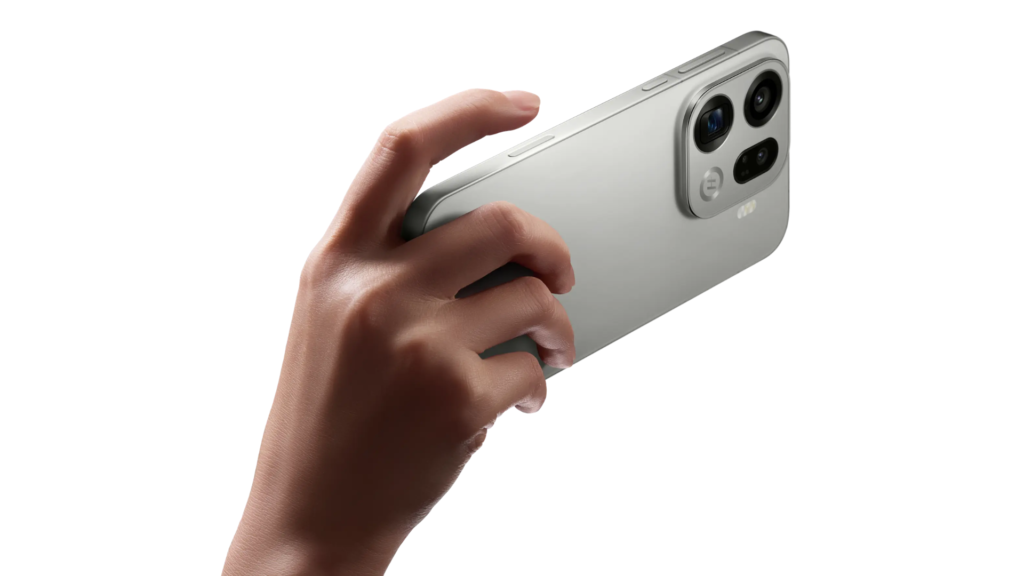 Oppo find x9 pro chega ao brasil com lente da hasselblad de 200 mp Botão de controle de câmera do oppo find x9 pro