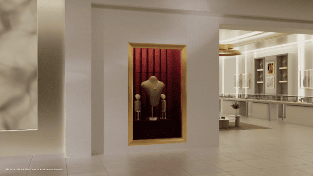 Samsung lança spatial signage, display 3d para o varejo que elimina uso de óculos Vitrine virtual spatial signage da samsung