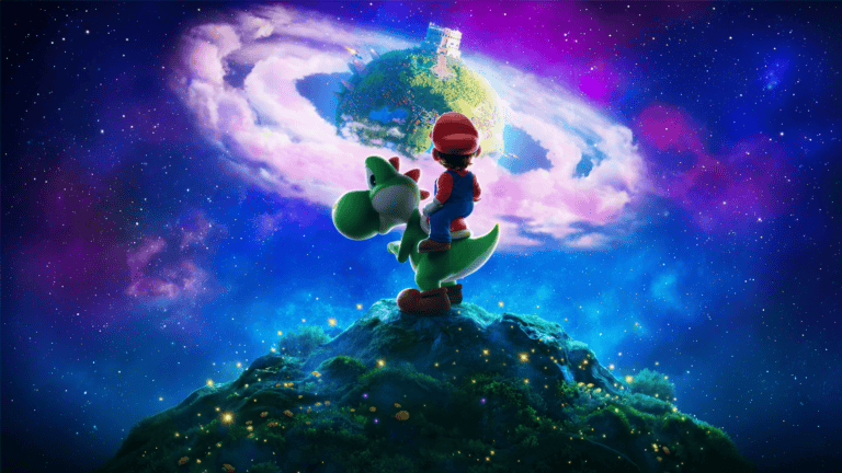 Cena de super mario galaxy movie