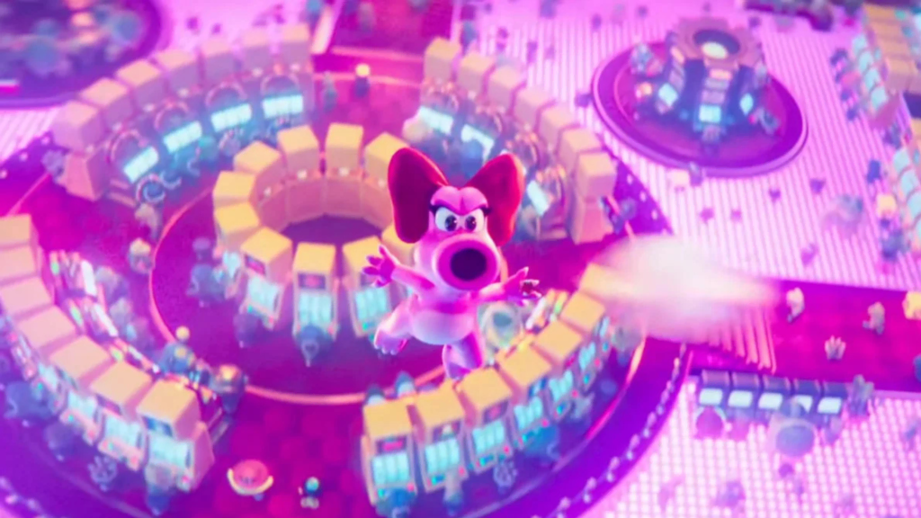 Crítica: super mario galaxy: o filme supera o original e traz participações especiais Birdo em super mario galaxy: o filme