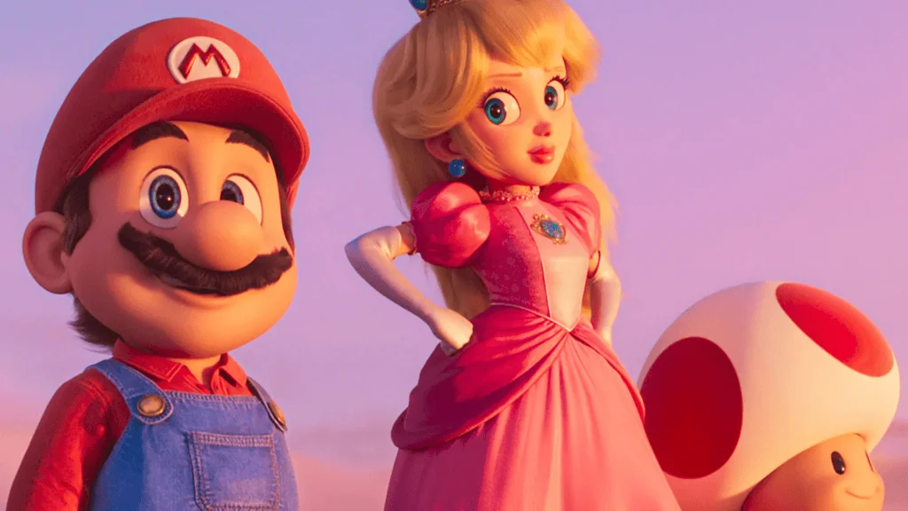 Crítica: super mario galaxy: o filme supera o original e traz participações especiais Cena de super mario galaxy movie