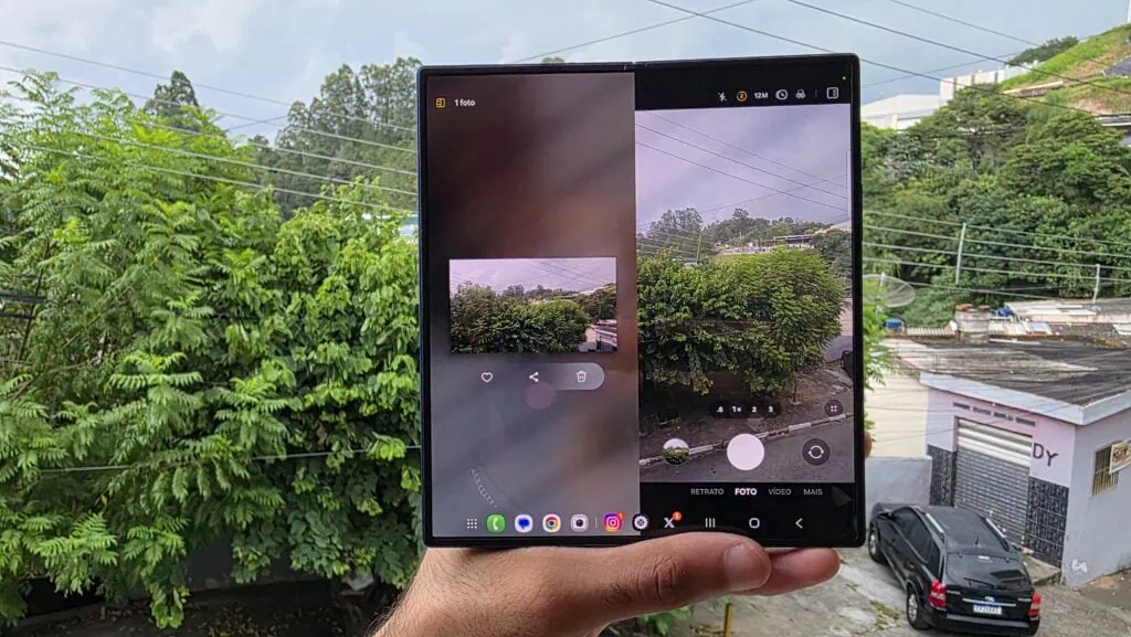 Review: galaxy z fold7 faz do smartphone dobrável um sonho de consumo Tela interna do galaxy z fold7