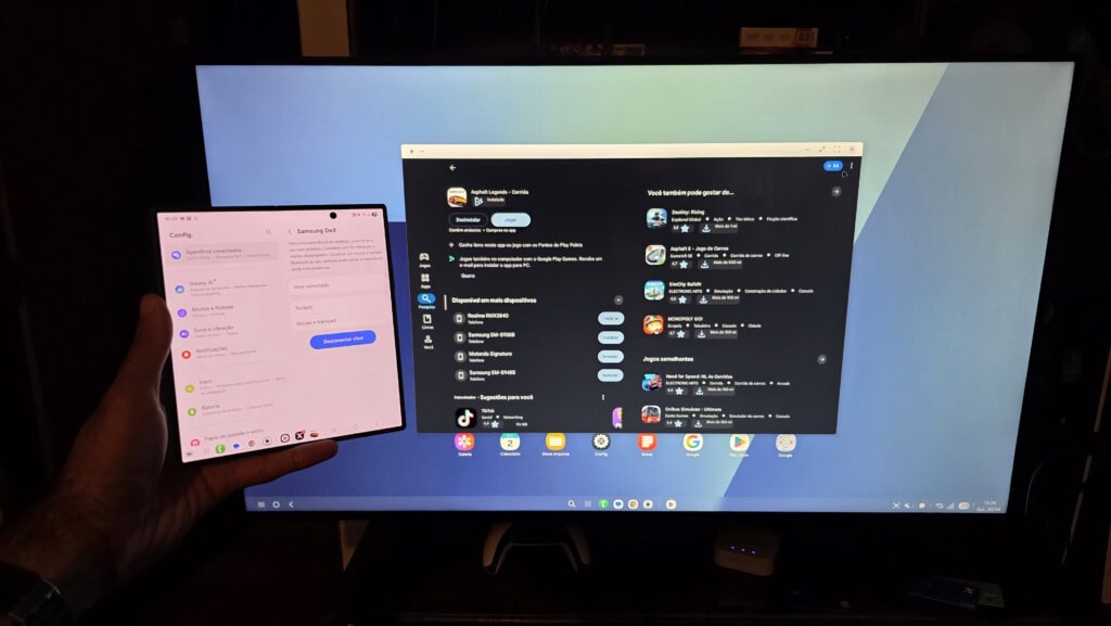 Review: galaxy z fold7 faz do smartphone dobrável um sonho de consumo Modo dex do galaxy z fold7