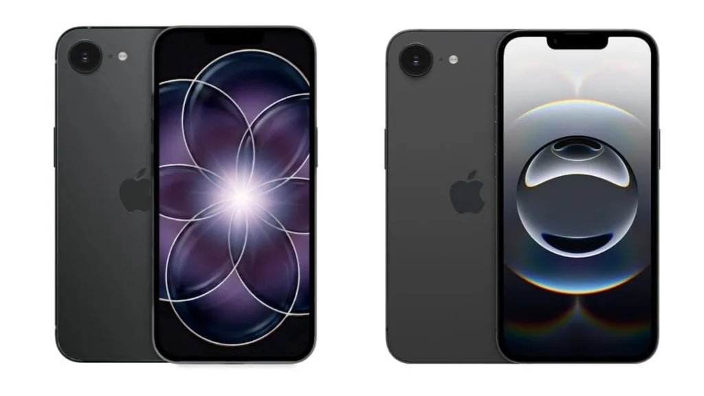 Review: iphone 17e combina economia, inovação e durabilidade Praticamente idênticos, do lado esquerdo, está o iphone 17e; e do lado direito, o iphone 16e. (foto: reprodução/showmetech)