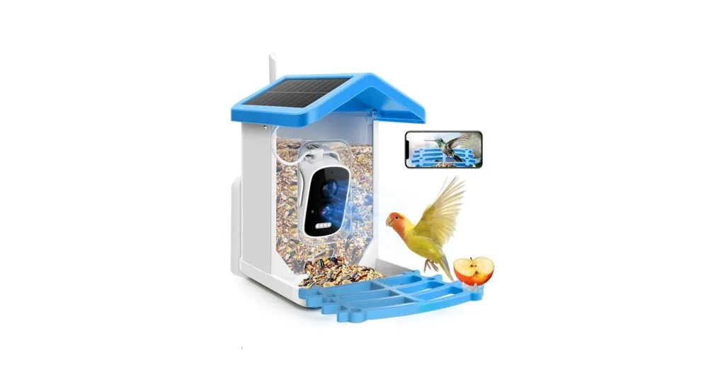 Veja os 30 melhores produtos tecnológicos para pets Imagem do comedouro inteligente de passarinho vdrbg / fonte: amazon