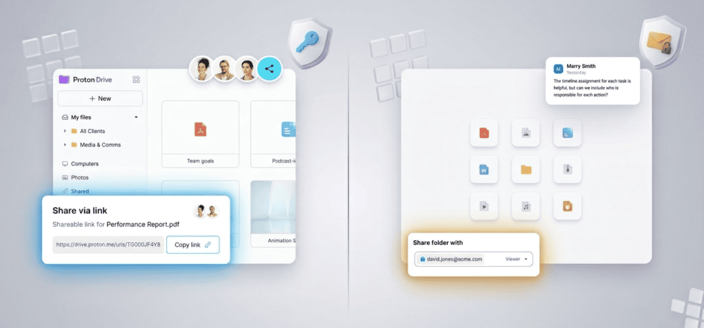 Compartilhamento seguro de arquivos