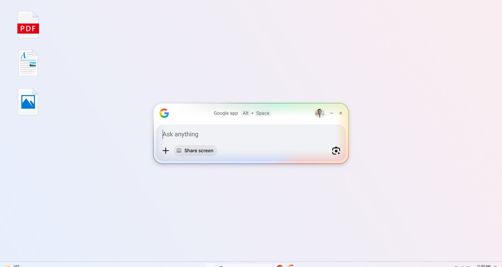 Google veröffentlicht App für Windows. Hier erfahren Sie, wie Sie sie herunterladen. Die neue App funktioniert wie ein schwebendes Suchfeld und nutzt künstliche Intelligenz, um Dateien auf Ihrem PC zu finden, Websuchen durchzuführen und sogar Bildschirminhalte zu interpretieren. Erfahren Sie mehr.