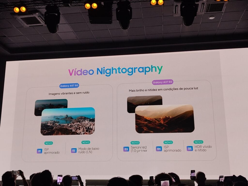 Galaxy a57 e galaxy a37 chegam ao brasil. Veja as novidades! Samsung implementa recurso que melhora vídeos noturnos na linha galaxy a