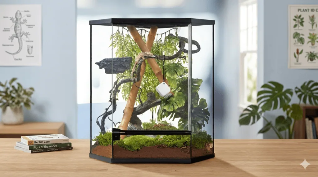 Veja os 30 melhores produtos tecnológicos para pets Imagem ilustrativa do inkbird monitor de temperatura e umidade