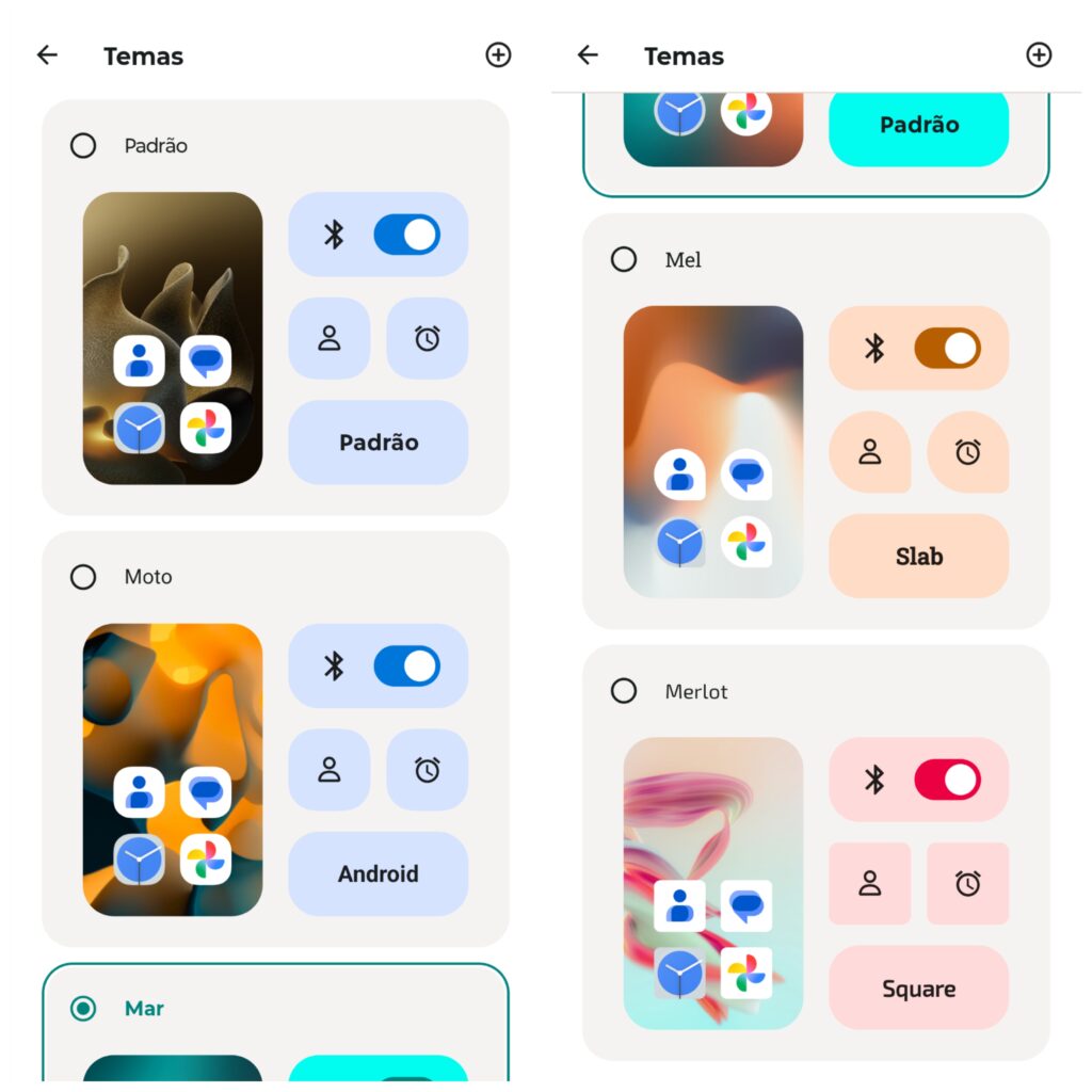 Temas da hello ui da motorola